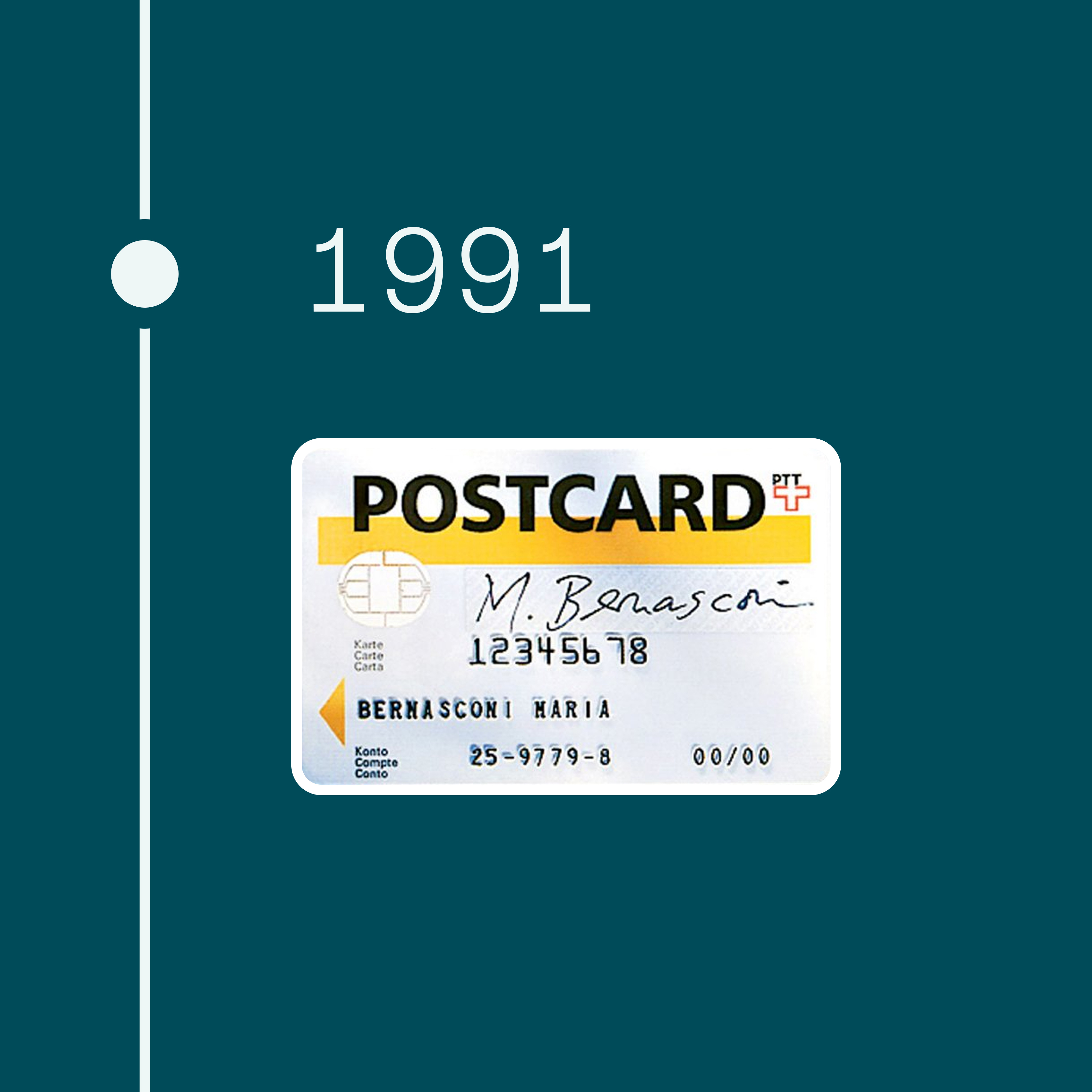 1991. Image of the previous Postcard