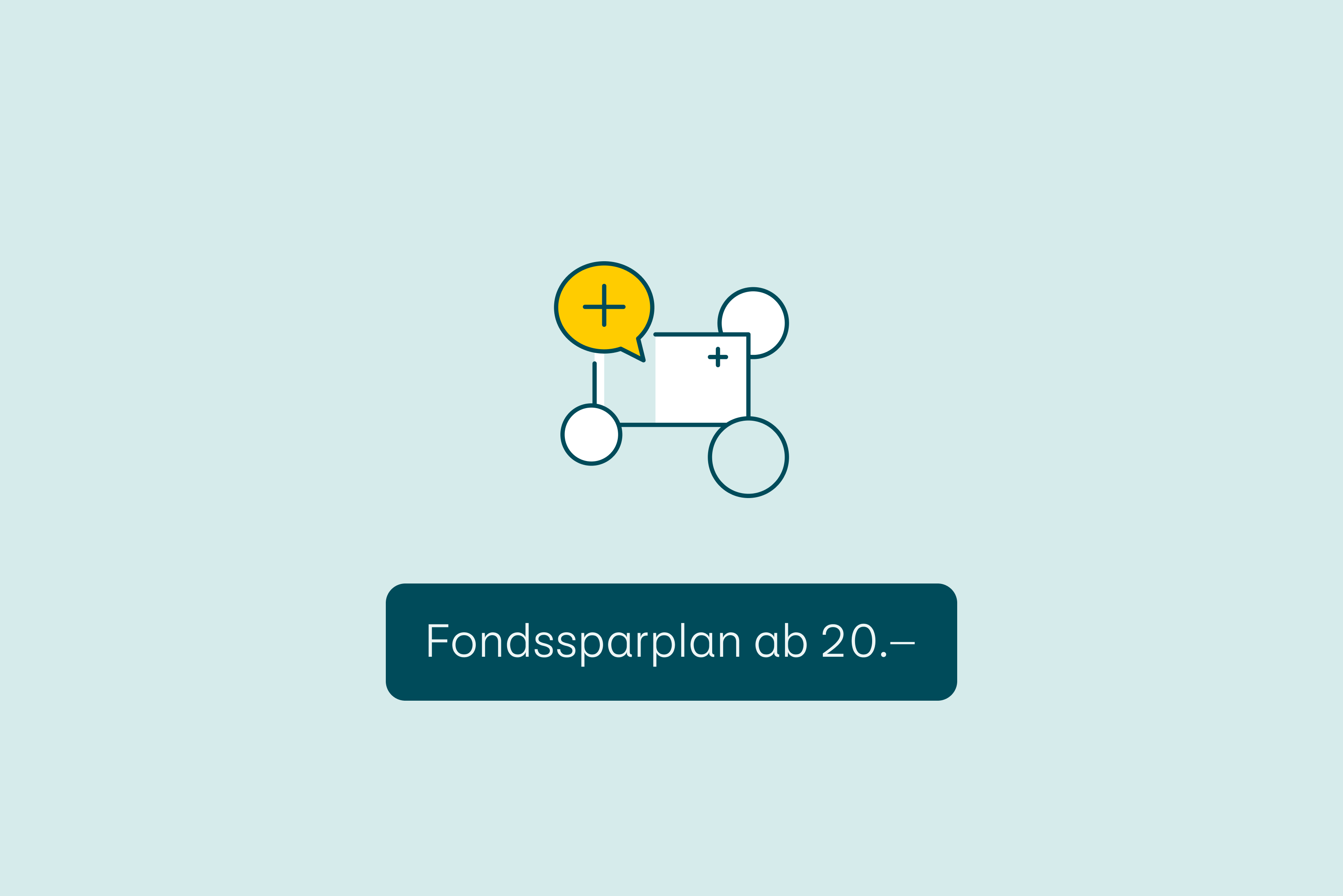 Fondssparplan ab 20 Franken